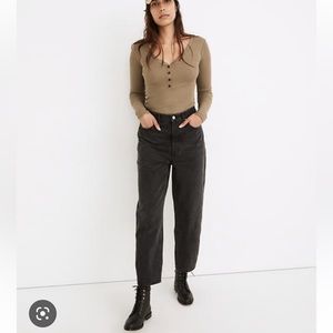 Madewell balloon jeans